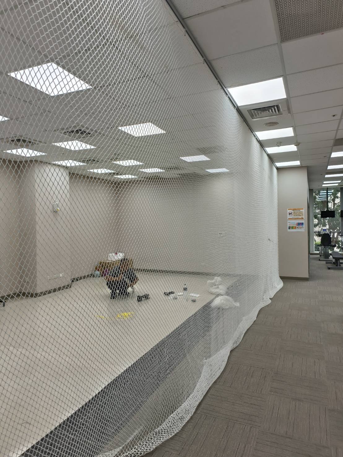 攀爬網與球場圍網施工實景1 攀爬網與球場圍網施工實景1
